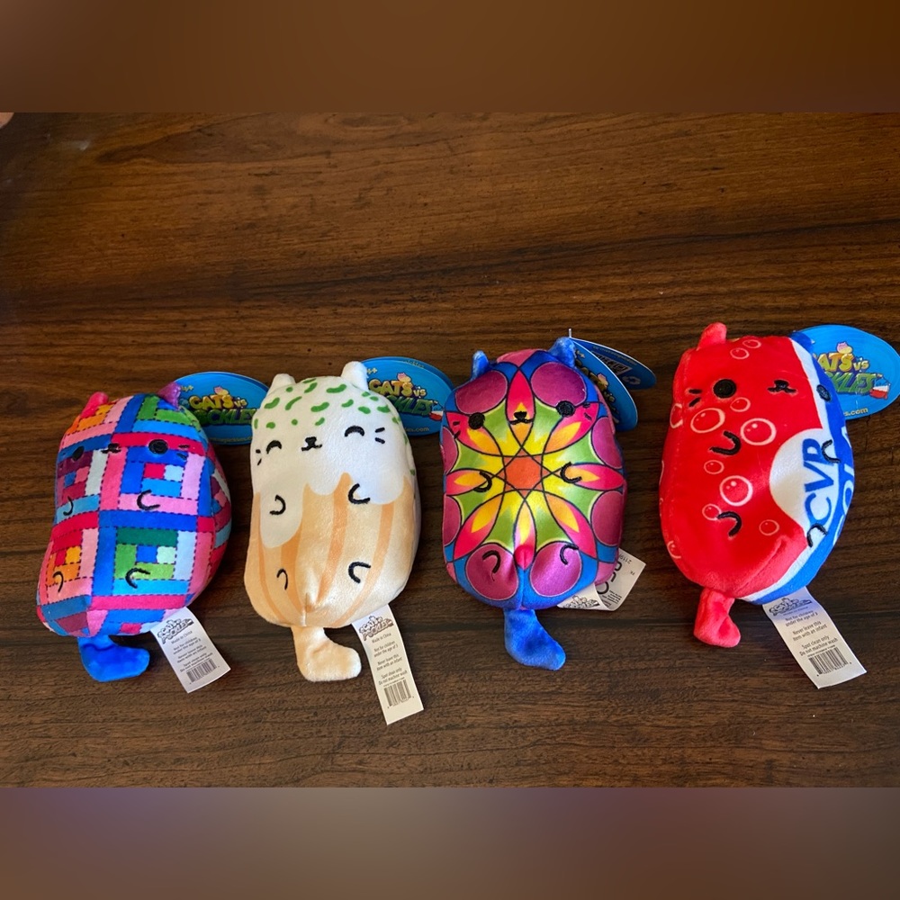 Lot of 4 Cats Vs. Pickles w/ Tags